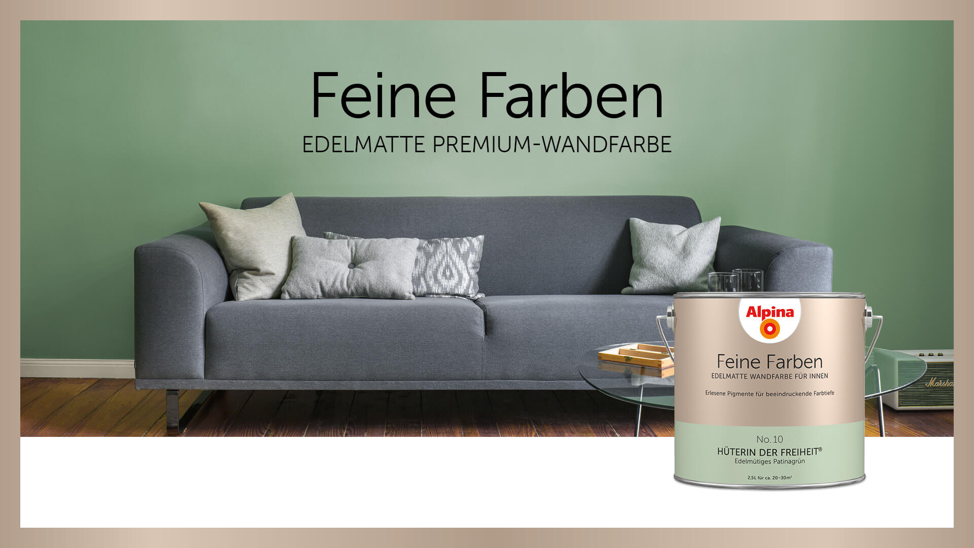 Feine Farben Premium-Wandfarben – Alpina Farben